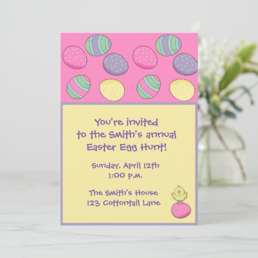 Invitation à la fête de Pâques (Debout devant)