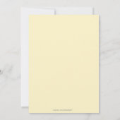 Invitation à la fête de Pâques (Dos)