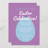 Invitation à la fête de Pâques (Devant / Derrière)