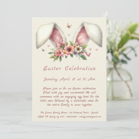 Invitation à la fête de Pâques (Debout devant)