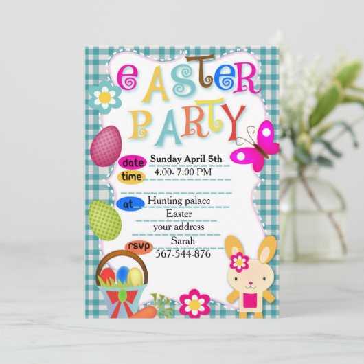 Invitation à la fête de Pâques (Debout devant)