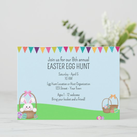 Invitation à la fête de Pâques (Debout devant)
