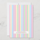 Invitation à la fête de Pâques Bunny (Dos)