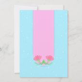 Invitation à la fête de Pâques de Bunny (Dos)