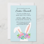 Invitation à la fête de Pâques de lapin (Devant)