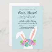 Invitation à la fête de Pâques de lapin (Devant / Derrière)