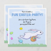 Invitation à la fête de Pâques pour la course de l (Devant / Derrière)