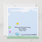 Invitation à la fête de Pâques pour la course de l (Dos)