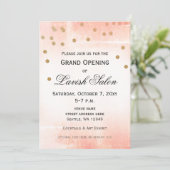 Invitation à la fête de Peach Pink (Debout devant)