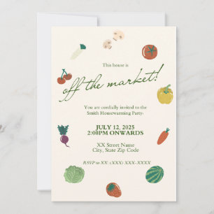 Invitation à la fête de pendaison de crémaillère O