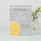 Invitation à la fête de Pi Day avec Chiffres Pi su (Debout devant)