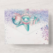 Invitation à la fête de piscine sirène (Verso)