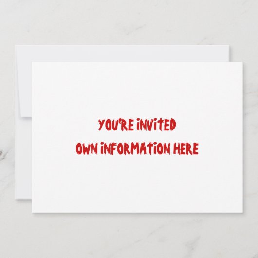 Invitation à la fête de Pizza (Dos)