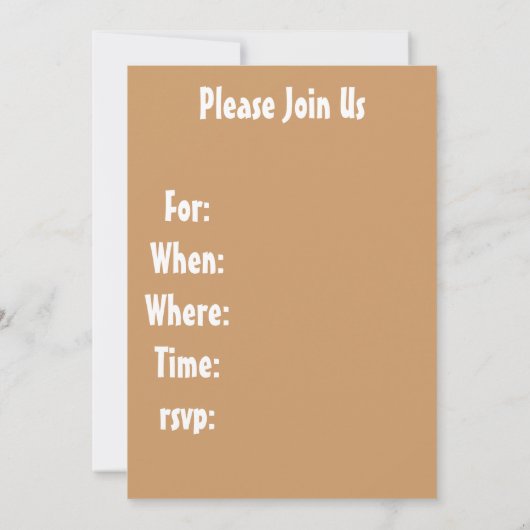 Invitation à la fête de plage de Sandcastle pour e (Dos)