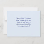 Invitation à la fête de plage de Surf Wave (Dos)