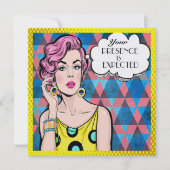 Invitation à la fête de Pop Art (Devant)