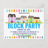 Invitation à la fête de quartier (Devant)