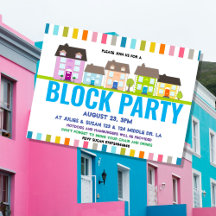 Invitation à la fête de quartier