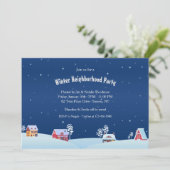 Invitation à la fête de quartier d'hiver (Debout devant)