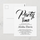 Invitation à la fête de remise des diplômes (Devant / Derrière)