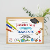 Invitation à la fête de remise des diplômes (Debout devant)