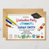 Invitation à la fête de remise des diplômes (Devant / Derrière)