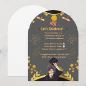 Invitation à la fête de remise des diplômes (Devant / Derrière)