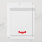 Invitation à la fête de remise des diplômes (Dos)