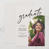 Invitation à la fête de remise des diplômes d'arch (Devant / Derrière)