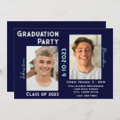 Invitation à la fête de remise des diplômes de deu (Devant / Derrière)