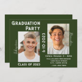 Invitation à la fête de remise des diplômes de deu (Devant / Derrière)