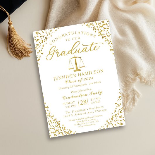 Invitation à la fête de remise des diplômes de la