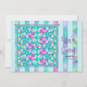 INVITATION À LA FÊTE DE REMISE EN FORME/DÉJEUNER - (Devant)