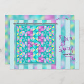 INVITATION À LA FÊTE DE REMISE EN FORME/DÉJEUNER - (Devant / Derrière)