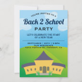 Invitation à la fête de rentrée des classes (Devant)
