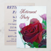 Invitation à la fête de retraite (Devant / Derrière)