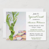 INVITATION À LA FÊTE DE RETRAITE BONNE CHANCE (Devant)