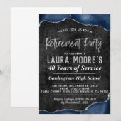 Invitation à la fête de retraite de Agate Silver V (Devant / Derrière)