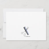 Invitation à la fête de retraite de Barber's Pole (Dos)