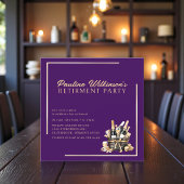Invitation à la fête de retraite de célébration de