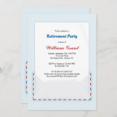 Invitation à la fête de retraite de la poste améri (Devant / Derrière)