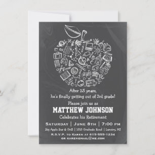 Invitation à la fête de retraite des enseignants A