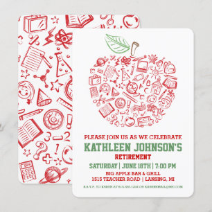 Invitation à la fête de retraite des enseignants A