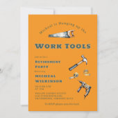 Invitation à la fête de retraite des outils de tra (Devant)