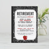 Invitation à la fête de retraite du cahier de comp (Debout devant)