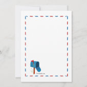 Invitation à la fête de retraite du facteur (Dos)