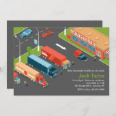 Invitation à la fête de retraite d'un conducteur d (Devant / Derrière)