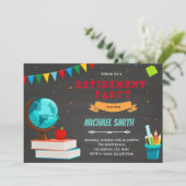 Invitation à la fête de retraite d'un enseignant (Debout devant)