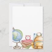 Invitation à la fête de retraite d'un enseignant (Dos)