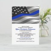 Invitation à la fête de retraite d'un policier (Debout devant)